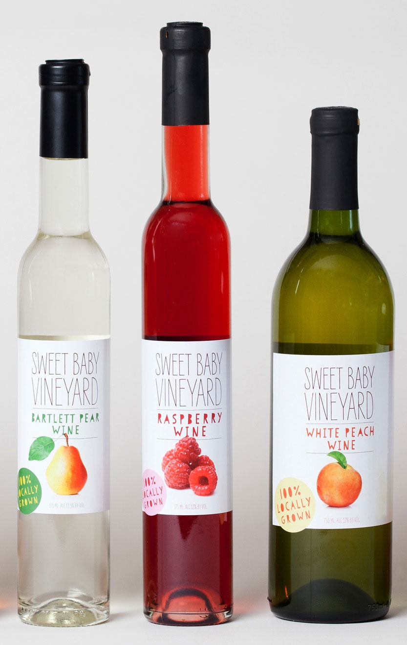 Sweet Baby Vineyard 3 fruit wines
