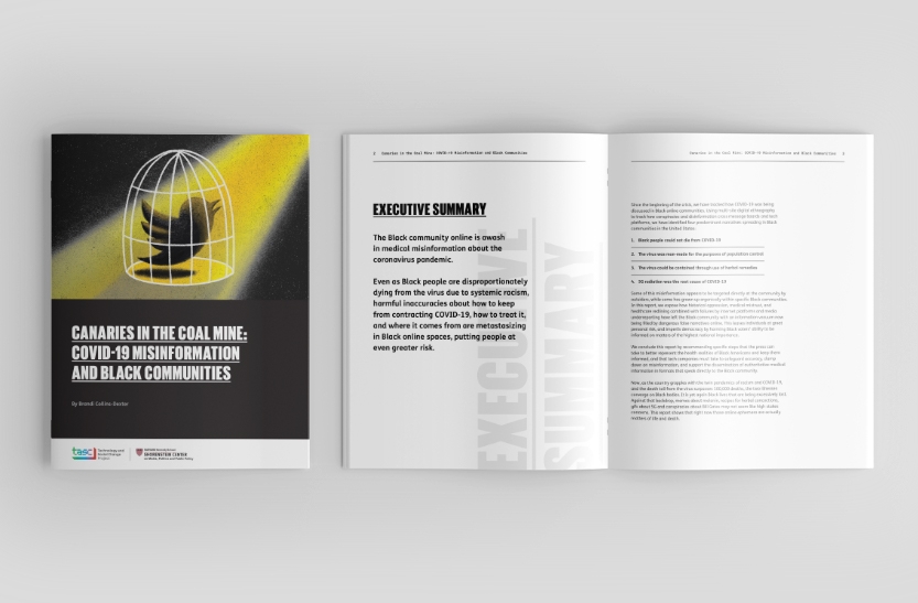 COVID-19 Whitepaper cover and inside spread