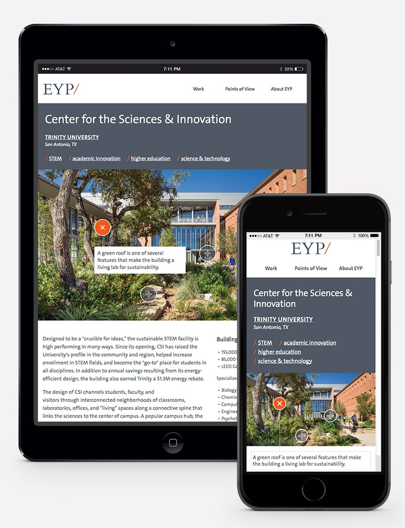 EYP Website Mobile