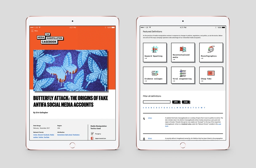 MMCB website on iPads