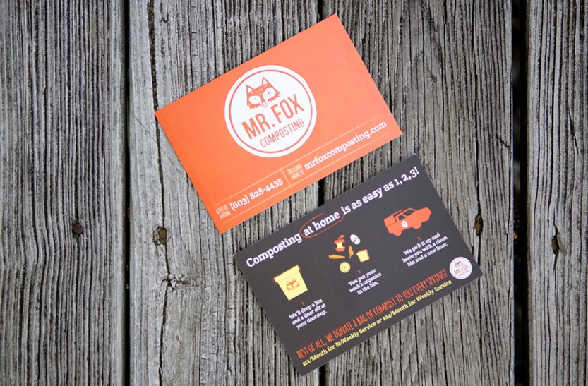 Mr. Fox Composting Postcard