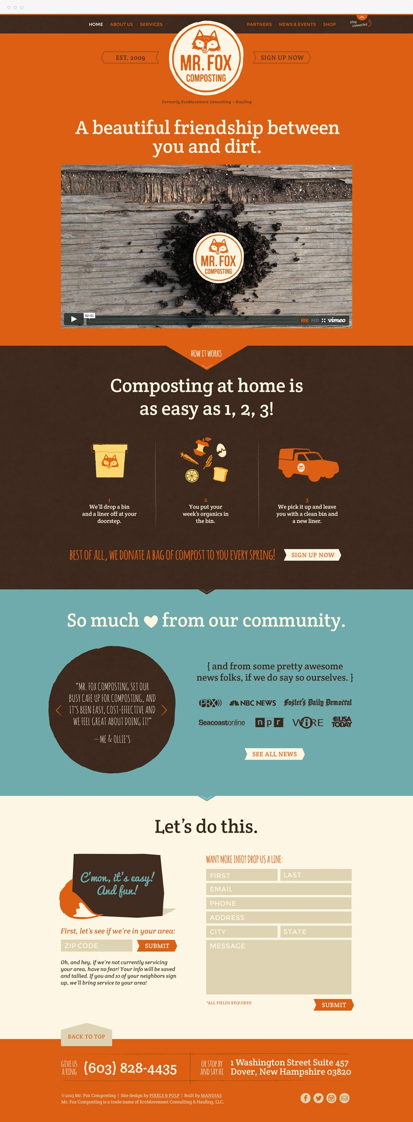 Mr. Fox Composting Home Page