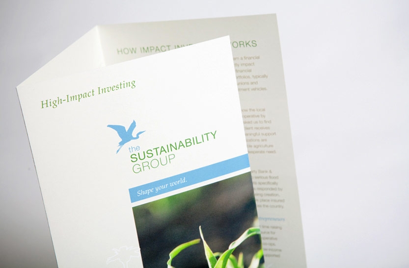 The Sustainability Group brochure detail