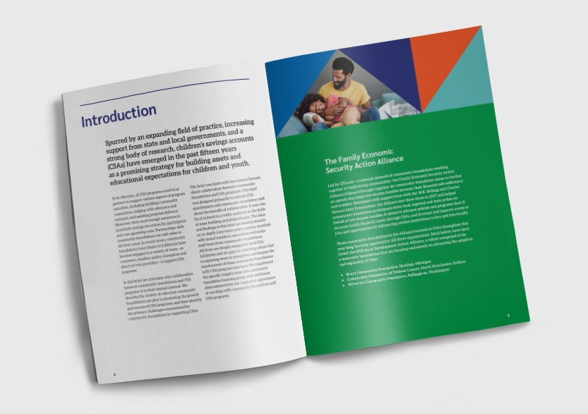 Report inside spread