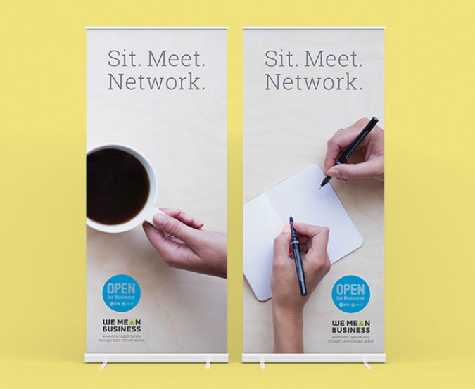 Open for Business banners