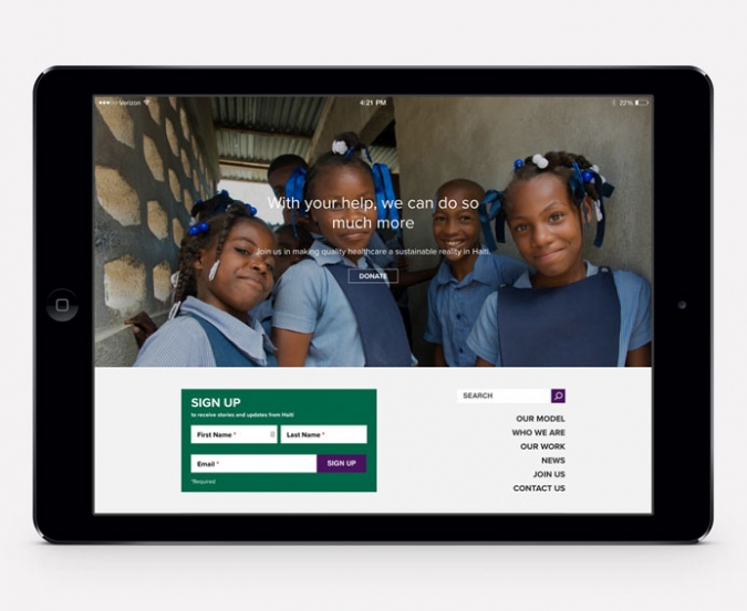SBHF iPad Homepage teaser